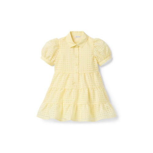 Checked Organza Dress