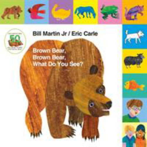 Lift-The-Tab: Brown Bear, Brown Bear, What Do You See? 50th Anniversary Edition (Board Book)