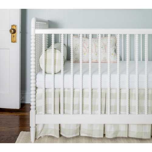Pleated Tailored Crib Skirt