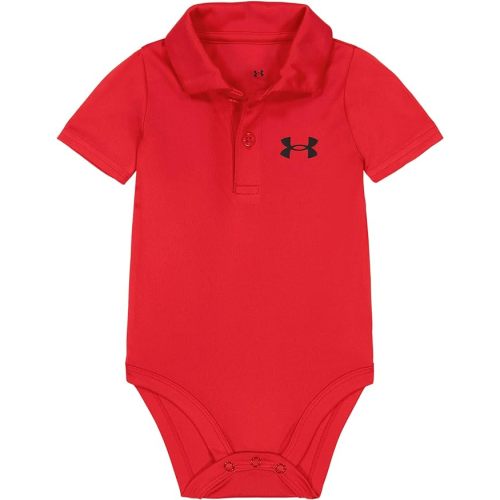 Under Armour Baby Boys Bodysuit Logo Polo, Short and Long Sleeve