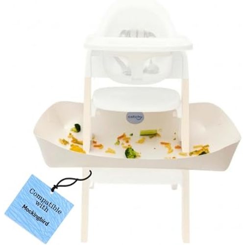 CATCHY - Food Catcher - Compatible with Mockingbird High Chair + 12 Other High Chairs - Highchair Sold Separately - Baby & Toddler Food & Mess Catcher - Under High Chair Accessory