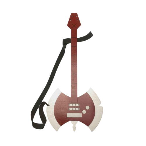 Petite Marceline Axe Guitar | Adventure Time Inspired Wooden Prop | 23" Cosplay Accessory