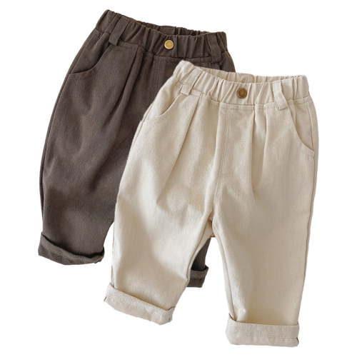 Esaierr Kids Baby Sweat Pants for Boys Toddler,1M-6Y Spring Fall Jogger Newborn Solid Color Active Jogger Trousers Elastic Sweatpants