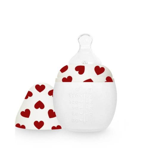 Anti-colic feeding bottle 150ml - Coeurs - Elhée