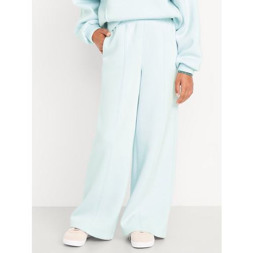 High-Waisted Bounce Fleece Wide-Leg Sweatpants for Girls