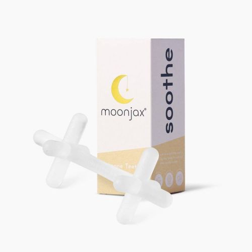Moonjax Silicone Baby Teether Clear: BPA-Free, PVC-Free, Phthalate-Free, Easy To Grip