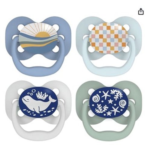 Dr Brown's 0-6m Glow in the Dark Pacifier