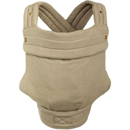 Mabē Monarch Ergonomic Baby Carrier - Premium Cotton Soft Structured Infant Carrier with Hip Healthy Design, 3 Carry Positions for Newborn to Toddler (7-35lbs) (Stone Sage)