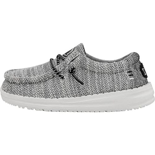 Hey Dude Unisex-Child Kids Wally Youth Stretch