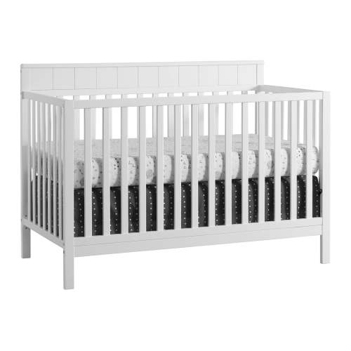 Oxford Baby Logan 4-in-1 Convertible Crib - Snow White