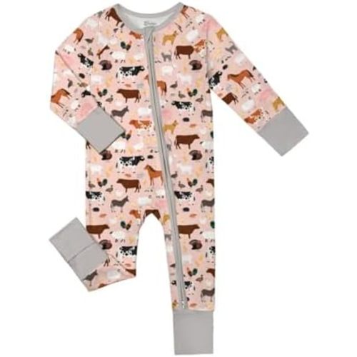 Weiwei Pajamas for Baby Boys & Girls Footies, Viscose from Bamboo Baby Romper, Baby Sleepers, 2-Way Zippy PJs, YKK
