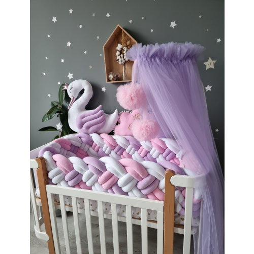 Lavender crib canopy ONLY, Hanging Ceiling baldachin, playroom, Princess girls canopy curtains, Princess bed Tent, Baby room decor baby gift