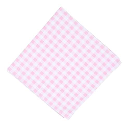 Baby Checks Swaddle Blanket - Pink