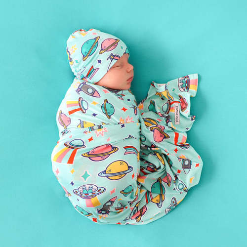 UFO Swaddle Beanie Set