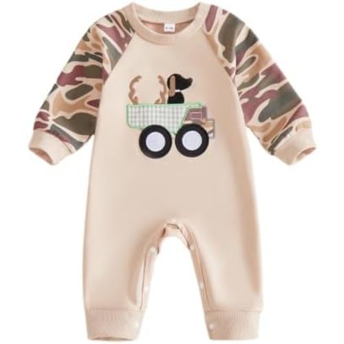 Bagilaanoe Baby Boy Long Sleeve Jumpsuit Hunting Clothes Fall Winter