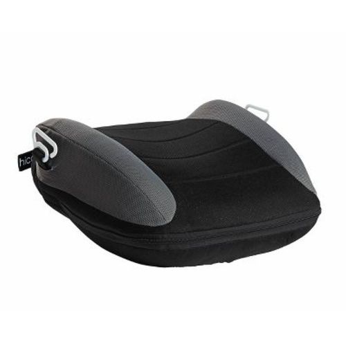 Hiccapop UberBoost Inflatable Booster Seat - Black/Gray: Silicone, Forward Facing, 1.3 lbs