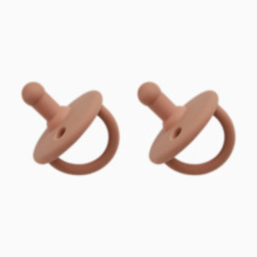 AEIOU Silicone Pacifier (2 Pack) - Clay