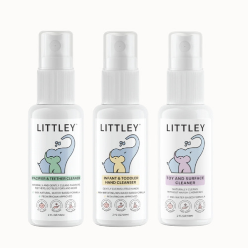"INTRODUCTORY $20.99 SAMPLE PACK" Pacifier Cleaner + Hand Cleanser + T – Littley USA