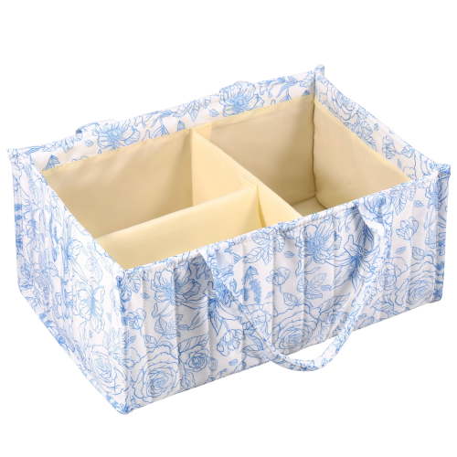 Baby Diaper Caddy Newborn Essential Organizer for Diaper Changing Station Baby Caddy Organizer with Removable Divider for Home Outdoor