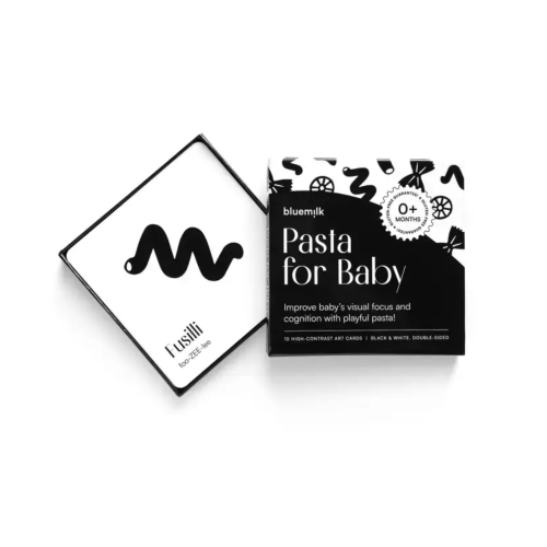 High Contrast Pasta Cards for Babies – Presently