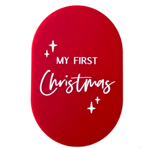 "My First Christmas" Plaque | Stars