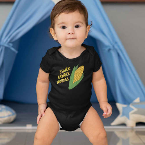 Shuck Gender Norms Onesie
