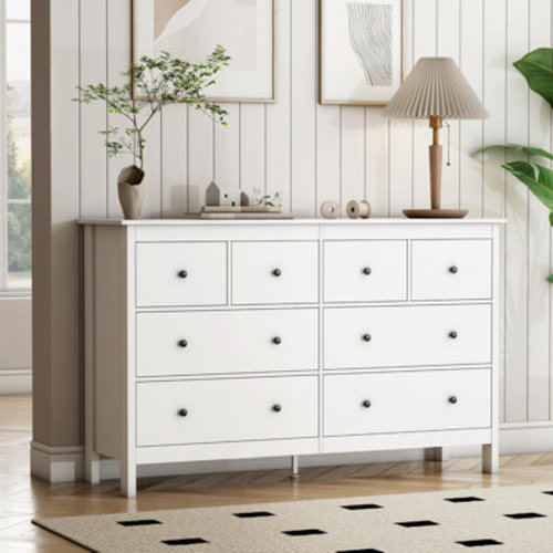 Ebern Designs Aaditri 50.4" W 8 - Drawer Double Dresser | Wayfair