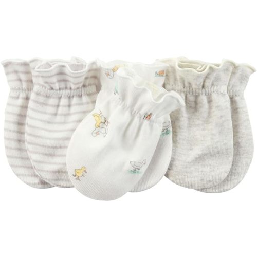 Carter's Unisex Baby Mittens (Baby) - Ivory - 0-3M