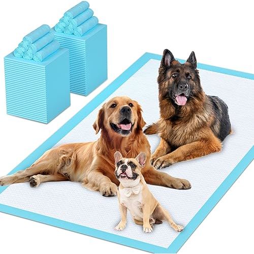 Puppy Pee Pads for Dogs Extra Large 32"x40" 100 Count, Super Absorbent & Quick-Dry, Thicken Disposable Potty Training Pads for Doggie Cats Rabbits, Leakproof Pet Piddle Pad