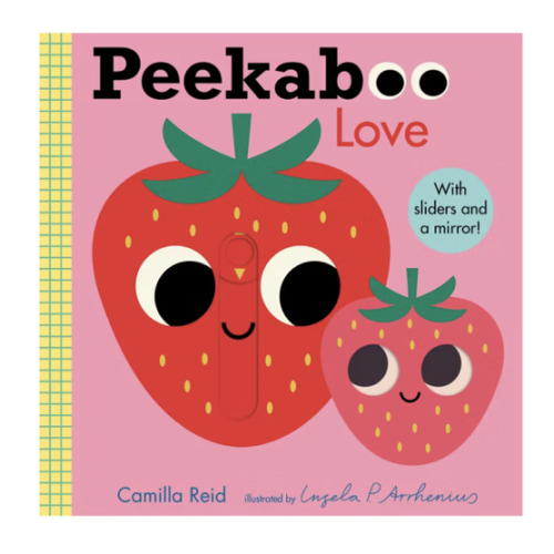 Peekaboo: Love: (An Interactive Board Book for Babies & Toddlers with Mirror & Sliders to Push, Pull, or Turn. Cute Artwork Includes a Strawberry, Rainbow, Ladybug, & More.) (Peekaboo You)