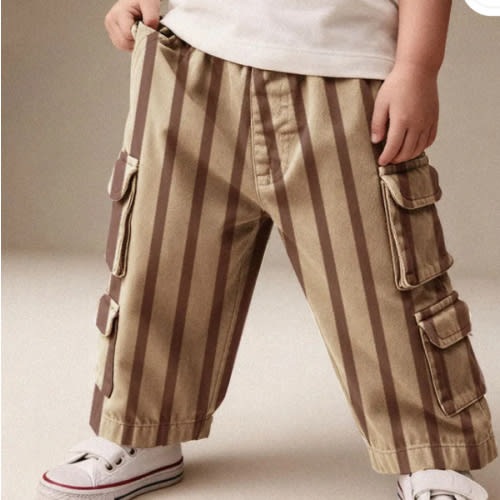 Baby & Kids Stripe Multiple Pockets Pants