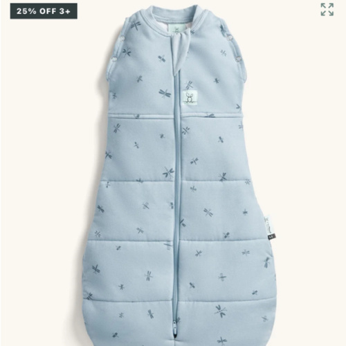 Cocoon Swaddle Bag 2.5 TOG Dragonflies (Warm Pouch) – ergoPouch AU size new born