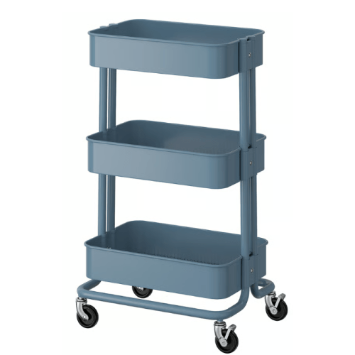 RÅSKOG
Utility cart, gray-blue