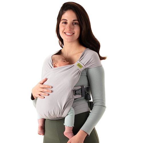 Amazon.com: Boba Bliss Hybrid Baby Carrier Newborn to Toddler - 2-in-1 Baby Wrap & Baby Carrier - No-Tie Baby Sling - Certified Hip-Healthy Baby Wraps Carrier - Soft & Stretchy Baby Sling - 7-35 lbs (Grey) : Baby