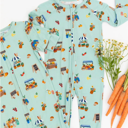 Farmers Market Zip Romper