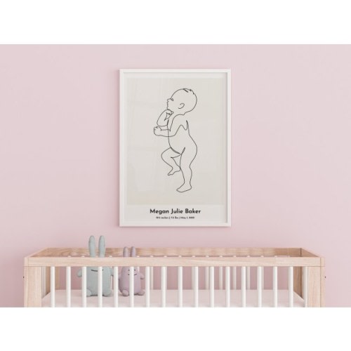 Custom Baby Birth Poster