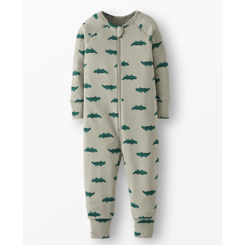 HannaSoft™ Stretch Sleeper, Alligators, 3-6 mo | Hanna Andersson