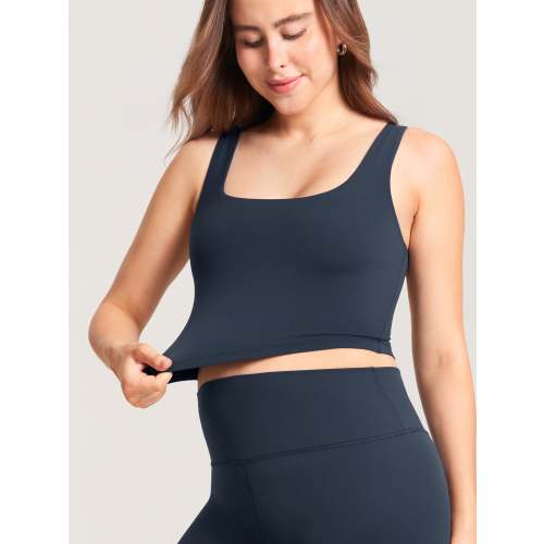MOMANDA Women's Natrelax® Pumping Crop Tank Top