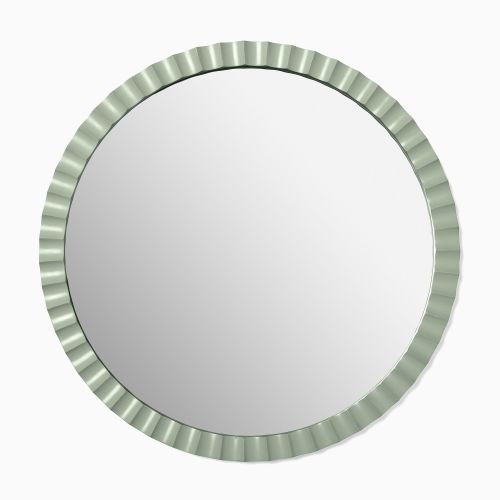 Joseph Altuzarra Carved Round Wall Mirror