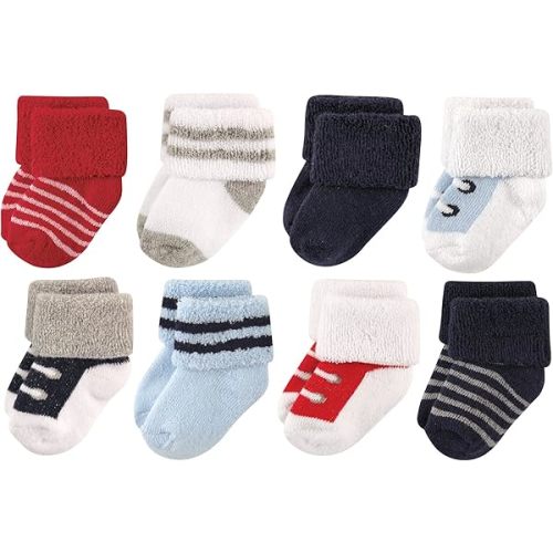 Luvable Friends Unisex Baby Newborn and Baby Terry Socks