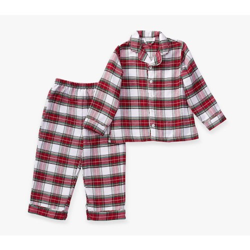 Stewart Plaid Flannel Kid Pajama Set