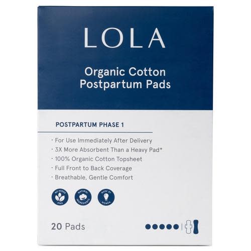 Organic Cotton Postpartum Pads Phase 1