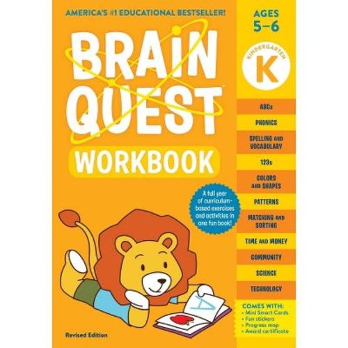 Brain Quest Workbook: Kindergarten Revised Edition - (Brain Quest Workbooks) by Workman Publishing (Paperback)