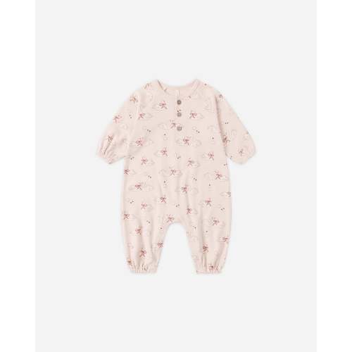Henley Bubble Jumpsuit Swans