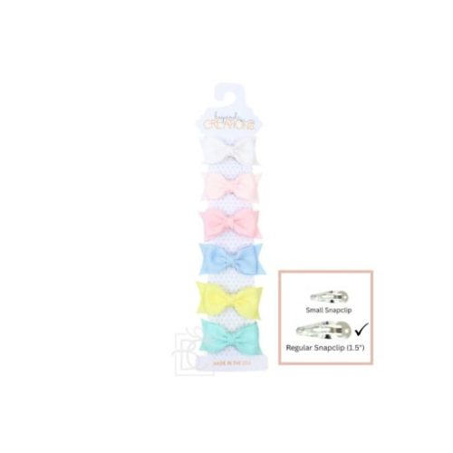 Satin Double Knot Bow on Clip