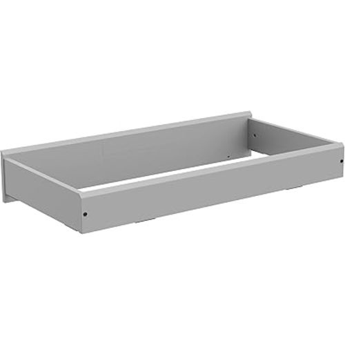 Storkcraft Nest Changing Table Topper (Pebble Gray) - GREENGUARD Gold Certified, Designed to Fit Nest Changing Pad, Compatible with Storkcraft Alpine, Brookside, Crescent 6 Drawer Dressers