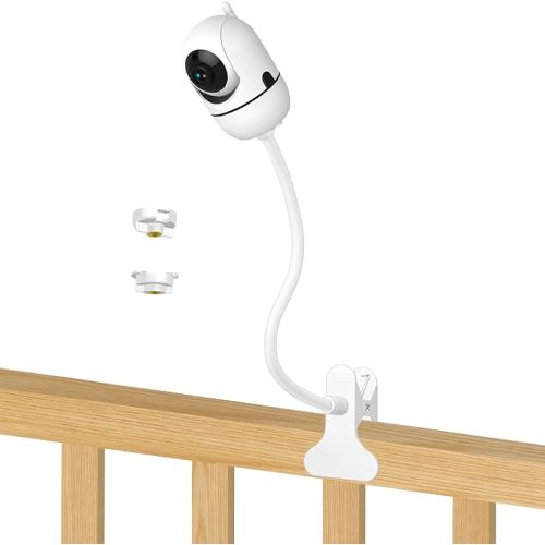 VIKOBESS Flexible Baby Monitor Mount, Compatible with Owlet Cam, Cam 2, Duo, Duo 2, Dream Sight, Dream Duo and The Nanit Pro Smart Baby Monitor & Flex Stand