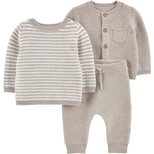 Simple Joys by Carter's Unisex Babies' 3-Piece Sweater Set