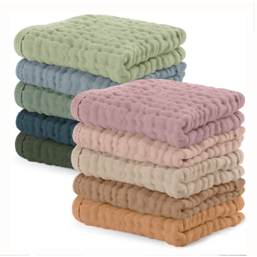 Muslin Washcloths in Multicolor – Comfy Cubs