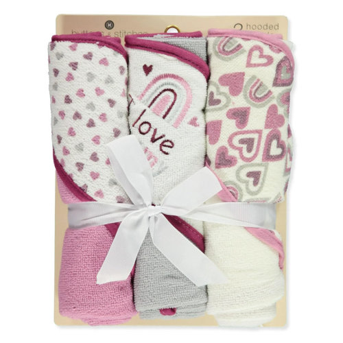 Harriet Bee Baby 3 Pack Hooded Towels - I Love Mommy | Wayfair